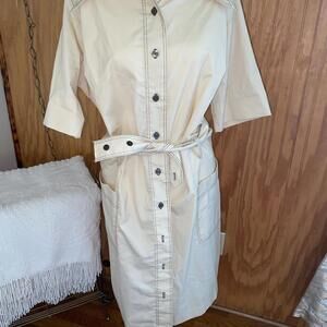 Vintage Button Down Shirt Dress
